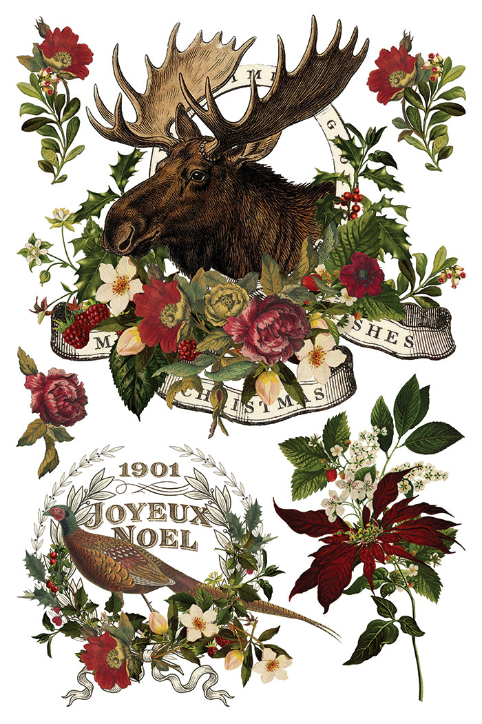 Stag Tavern Transfer 2026 Iron Orchid Designs Holiday Collection