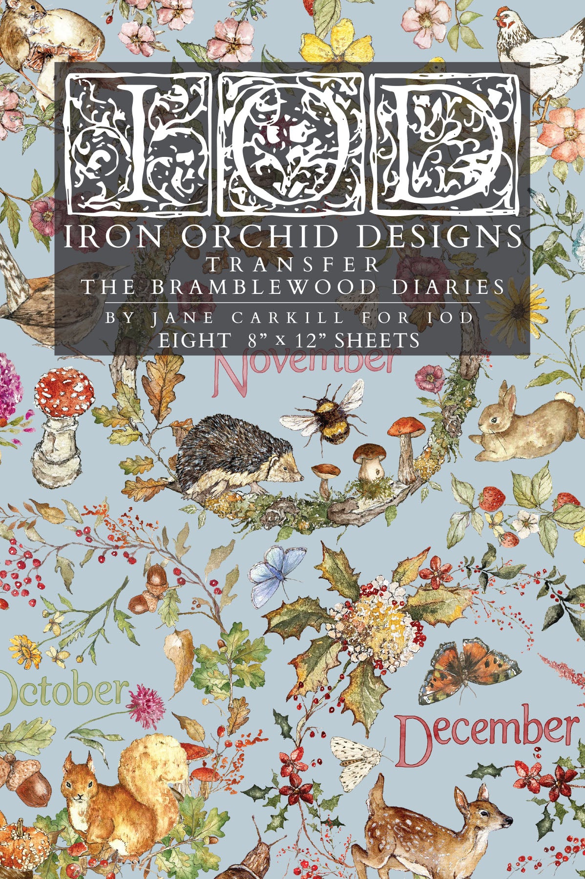 The Bramblewood Diaries Transfer 2026 Iron Orchid Designs Holiday Collection