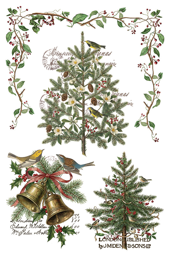 Winter's Calling Transfer 2026 Iron Orchid Designs Holiday Collection