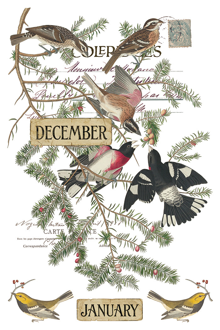 Winter's Calling Transfer 2026 Iron Orchid Designs Holiday Collection