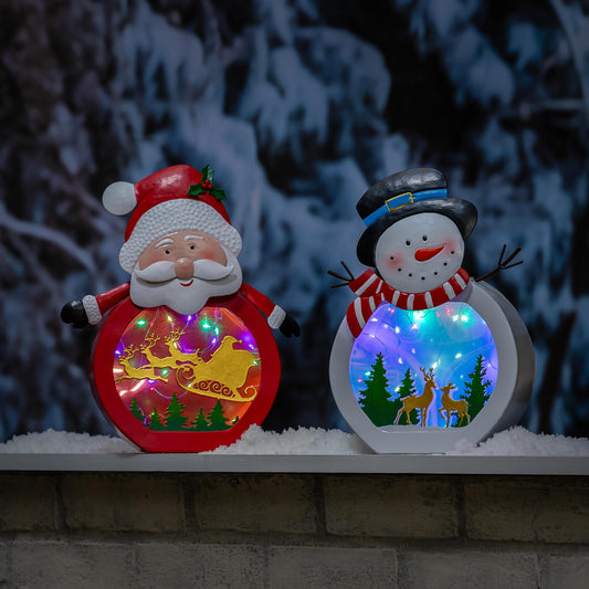 Season to Sparkle Garden Statue, LED RGB Color Changing