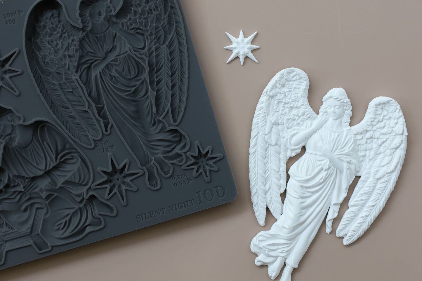Silent Night Mould 2026 Iron Orchid Designs Holiday Collection