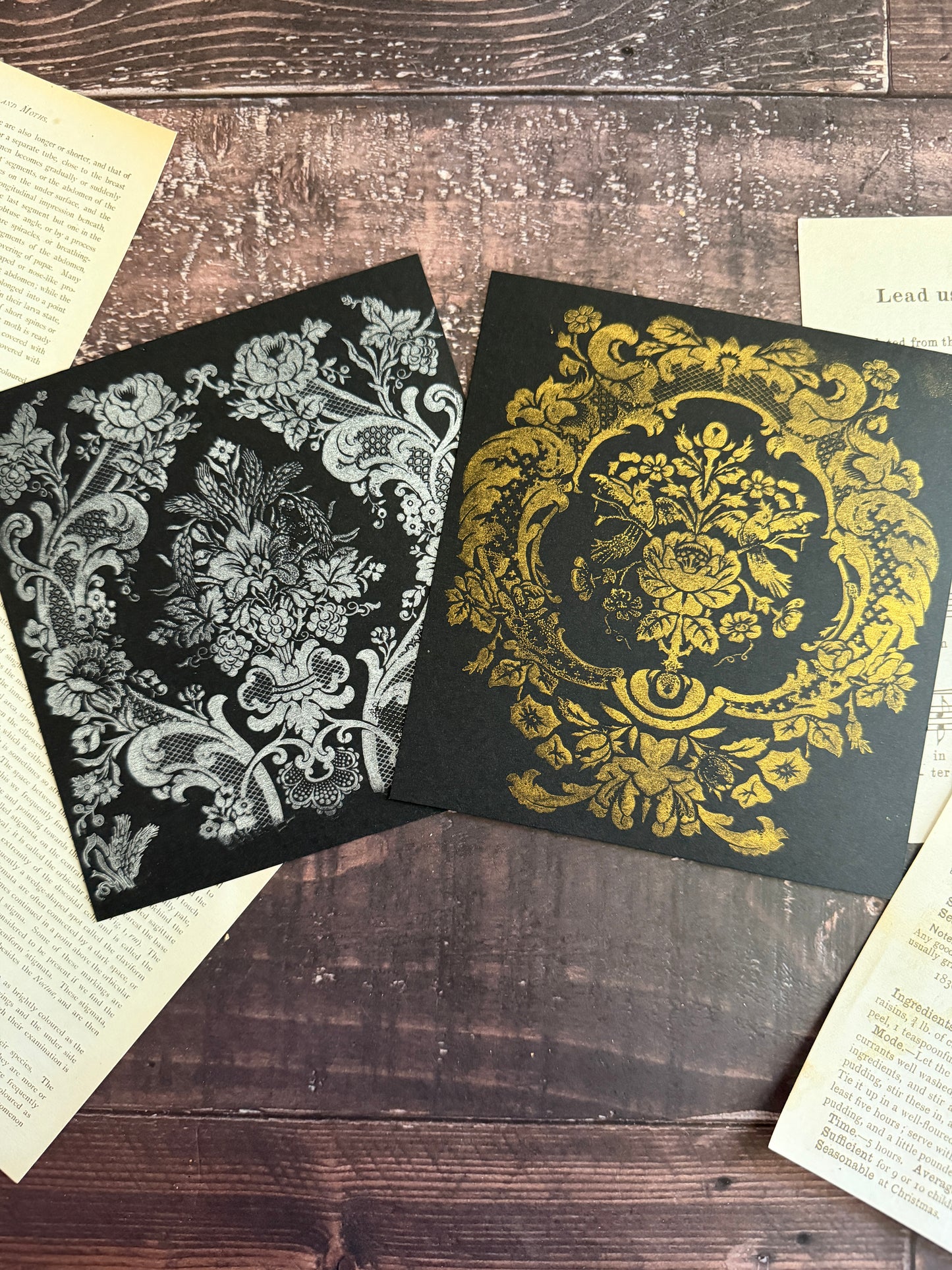 Gold Shimmer Iron Orchid Designs Ink Pad Refill