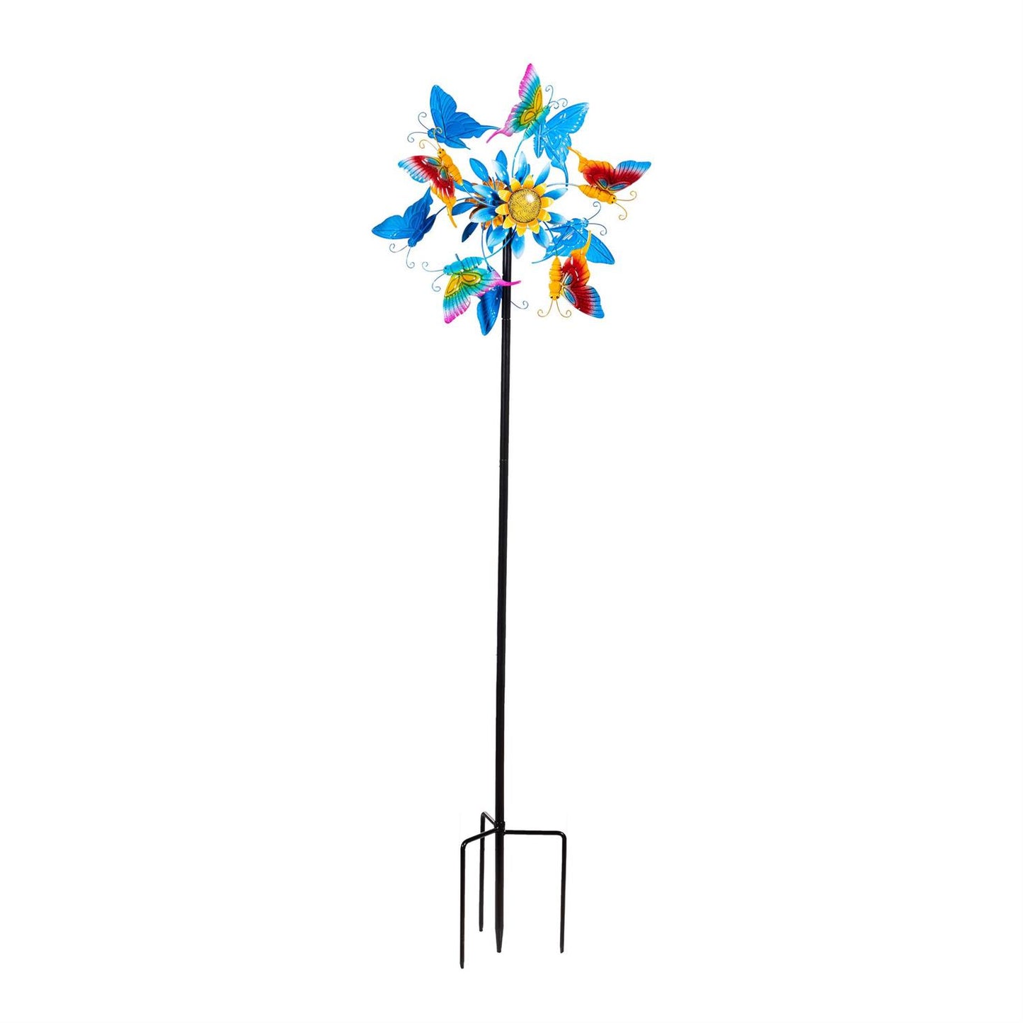 Butterfly Breeze Wind Spinner 74" H