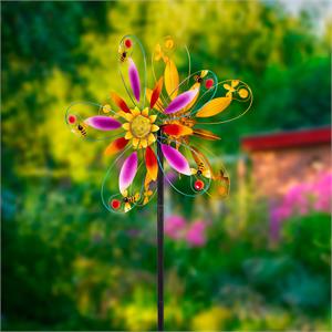 Enchanted Blossom Wind Spinner 74" H