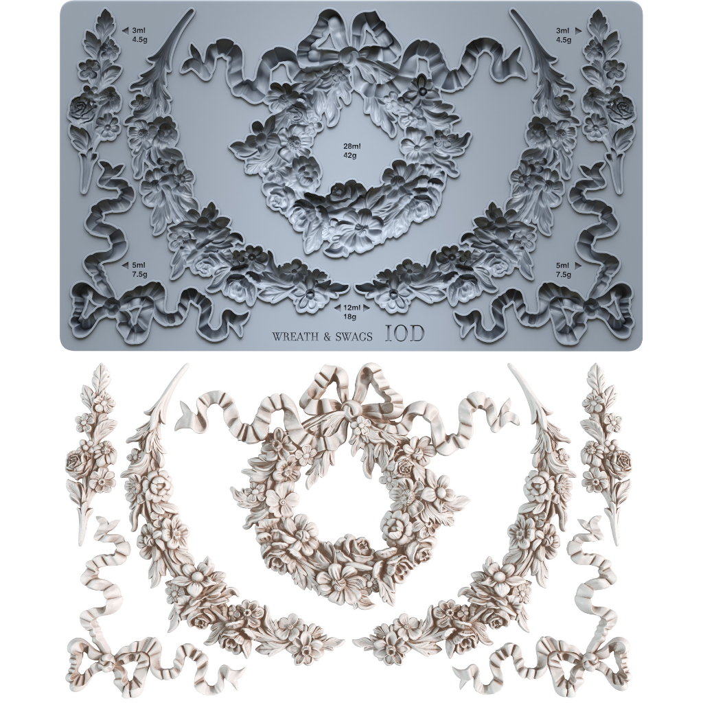 Wreath & Swags Mould Iron Orchid Designs 2026 Spring Collection