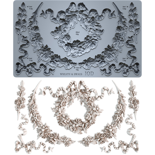 Wreath & Swags Mould Iron Orchid Designs 2026 Spring Collection