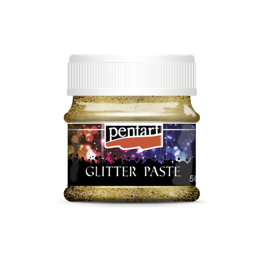 Pentart Glitter Paste Fine Gold 50 ml