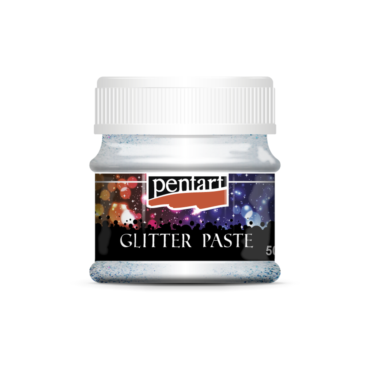 Pentart Glitter Paste Fine Silver 50ml