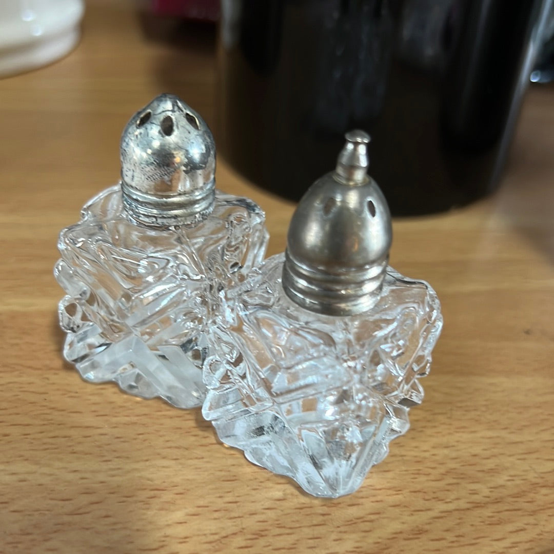 Crystal Salt and Pepper Shaker Set