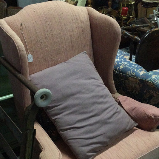 Pink Wing Chair
