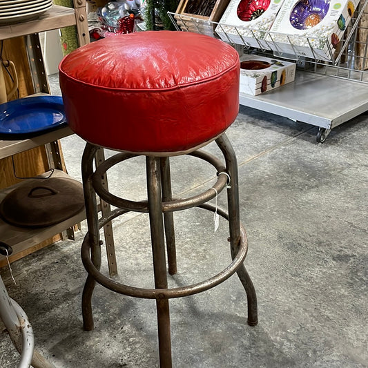 Vintage Soda Shop Stool with Cover