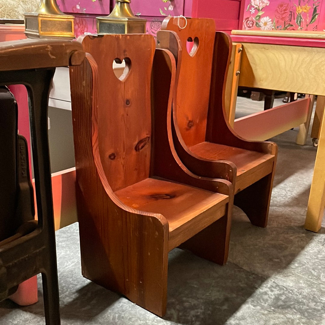 Handcrafted Wooden Children’s Chair