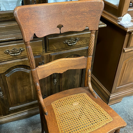 Cane Bottom Dining Room Chair