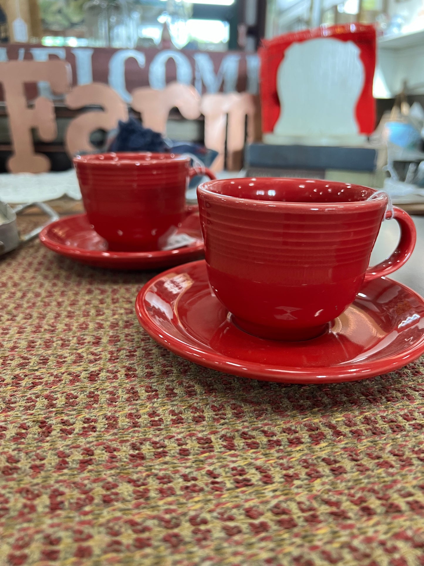 Fiesta ware Ceramic Dinnerware Cups
