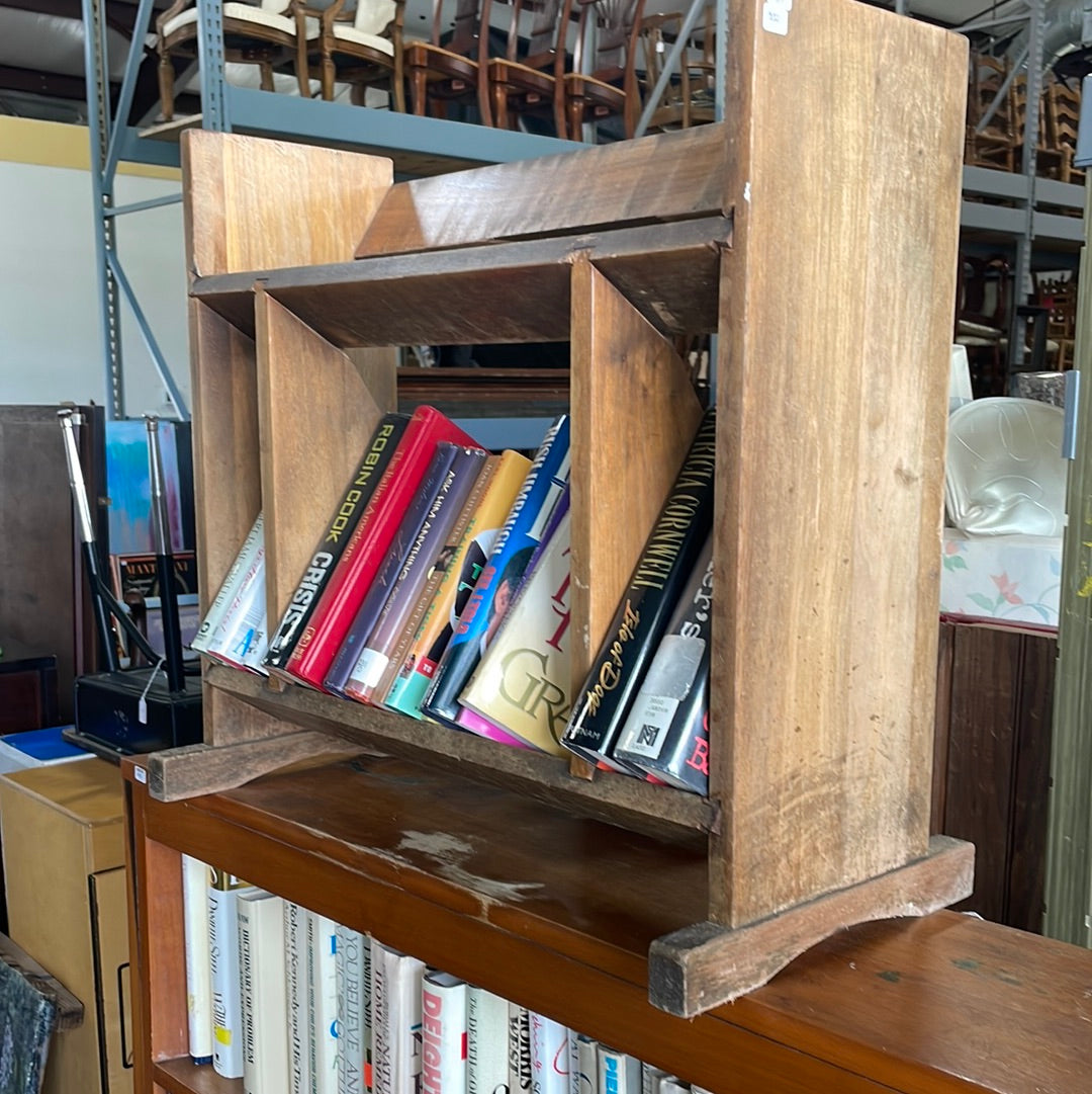 Wooden Book Rack