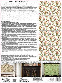 Rose Chintz Iron Orchid Designs Paint Inlay