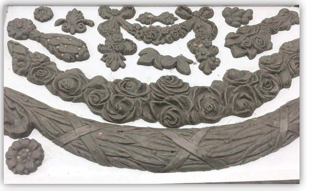 Swags Iron Orchid Designs Mould set