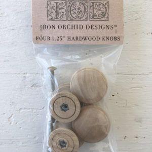 Wooden Knobs 1.25