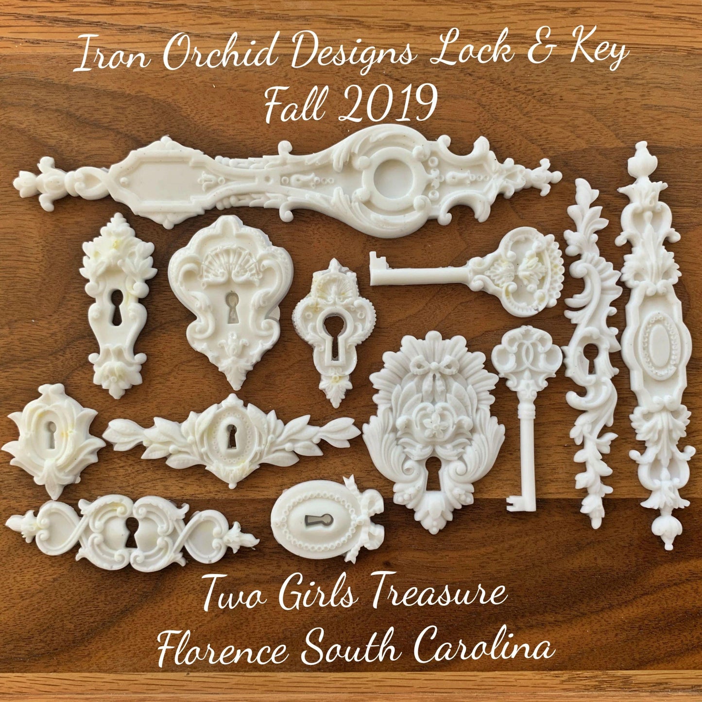 Lock & Key Iron Orchid Designs Mould Set