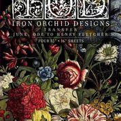 June, Ode to Henry Fletcher Iron Orchid Designs Transfer set