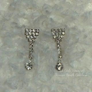 Vintage Rhinestone Earrings