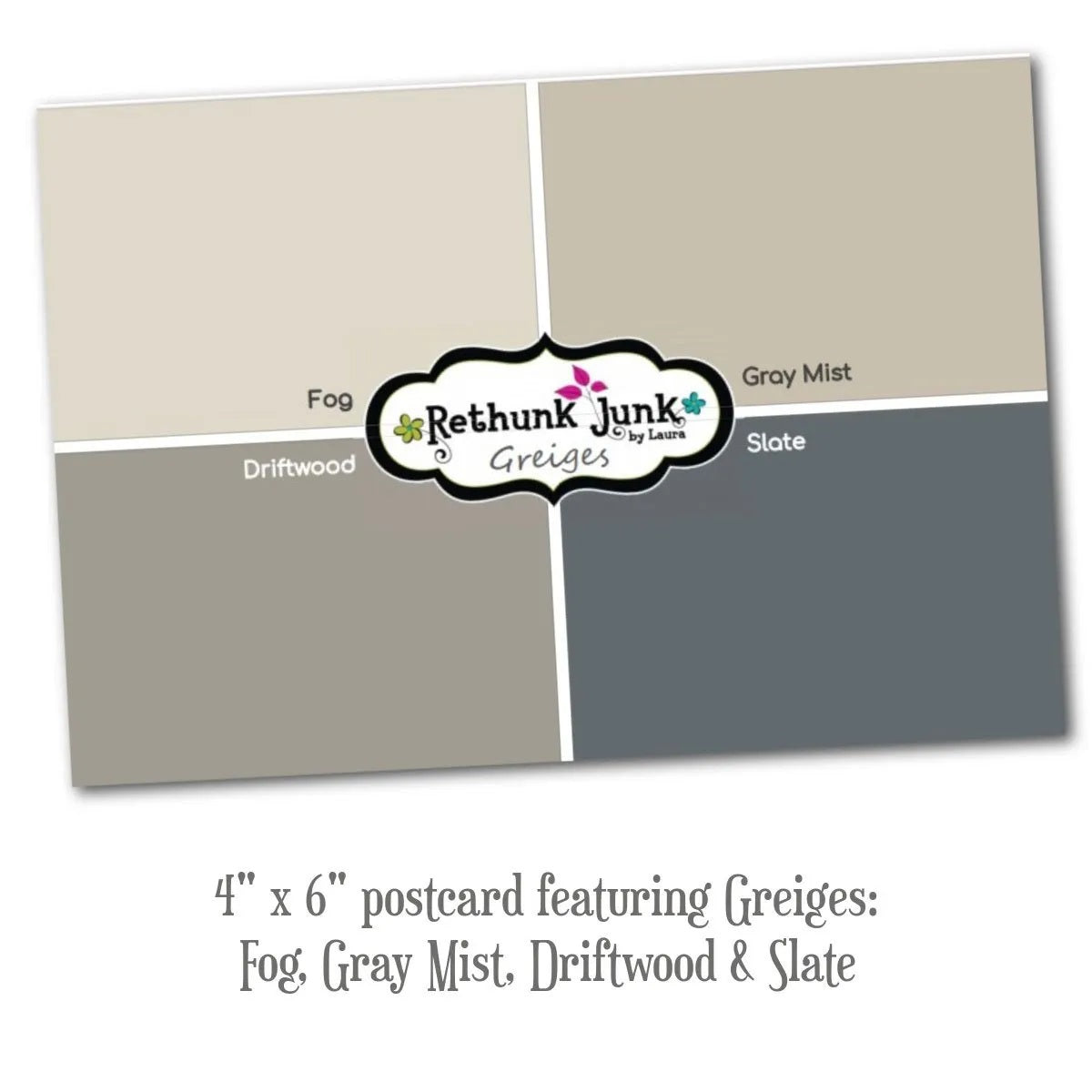 Gray Mist Rethunk Junk Paint by Laura