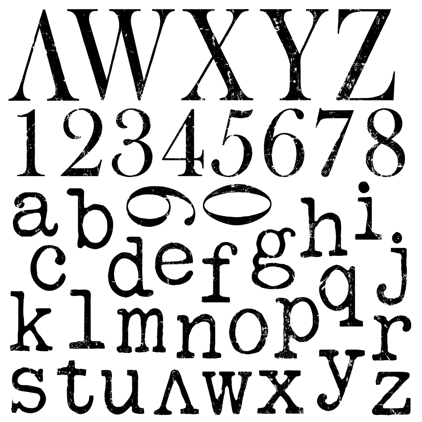 Typesetting Stamping Masks Iron Orchid Designs