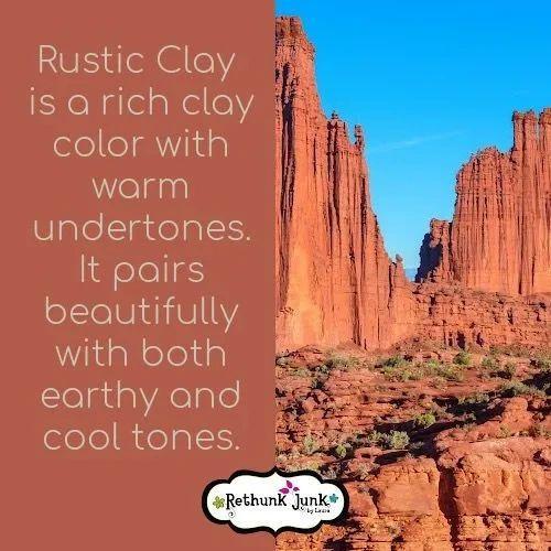 Rustic Clay Rethunk Junk Paint by Laura