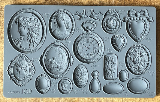 Cameos Iron Orchid Designs Mould