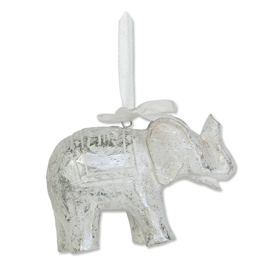 Elephant - wooden ornament