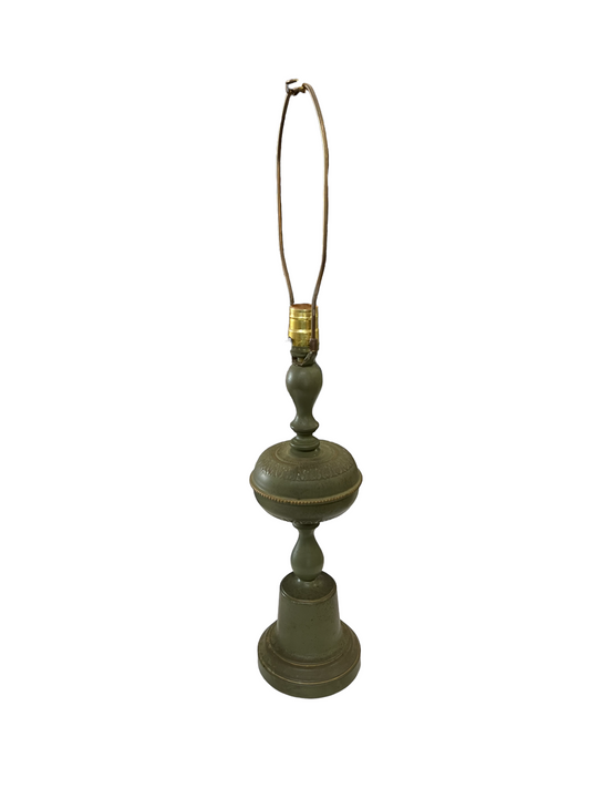 Green Brass lamp