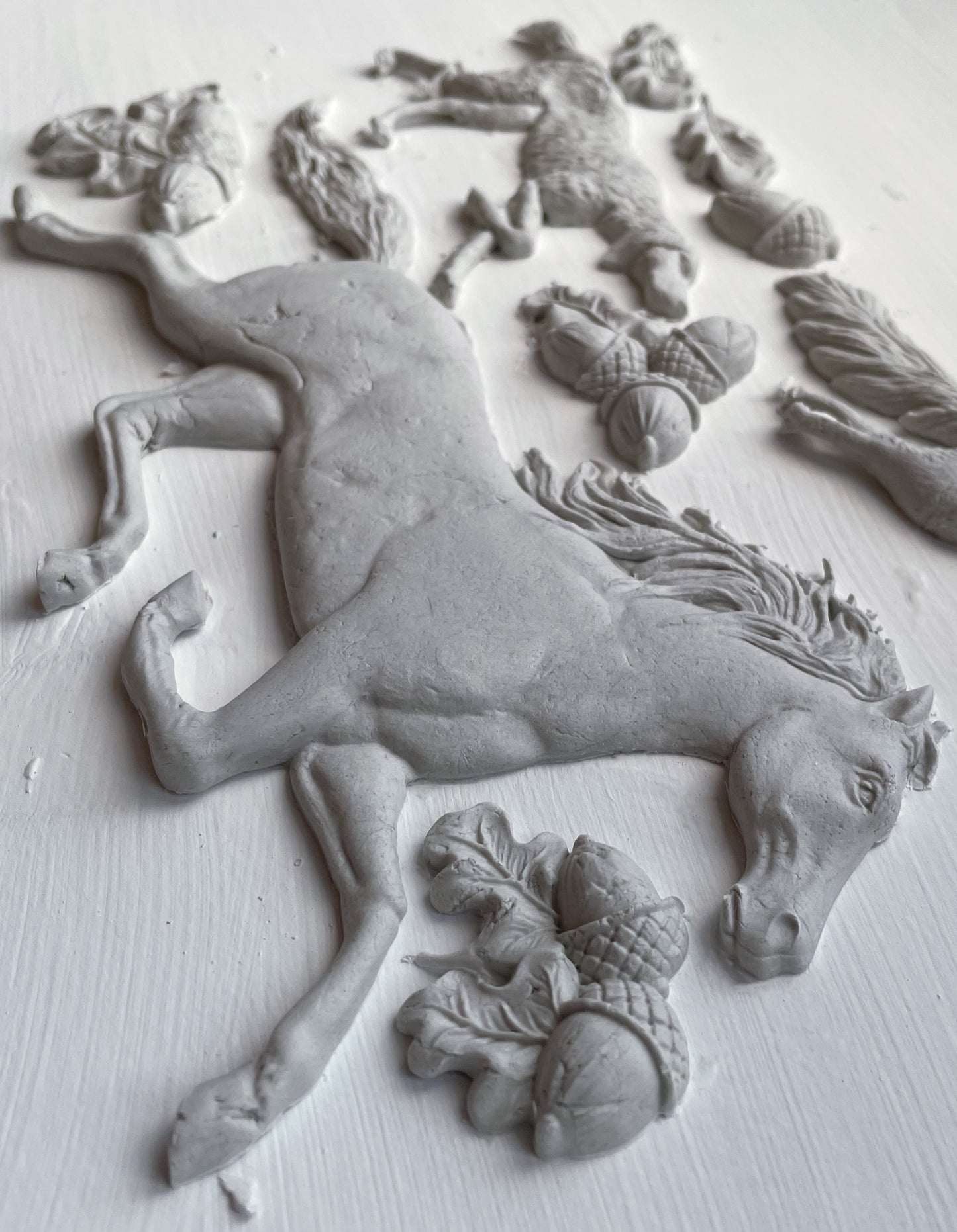 Horse and Hound Iron Orchid Designs Mould set Retired