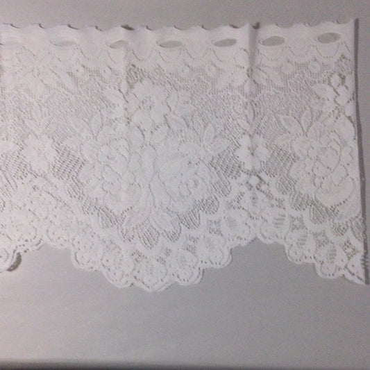 42” Ivory Lace Valance