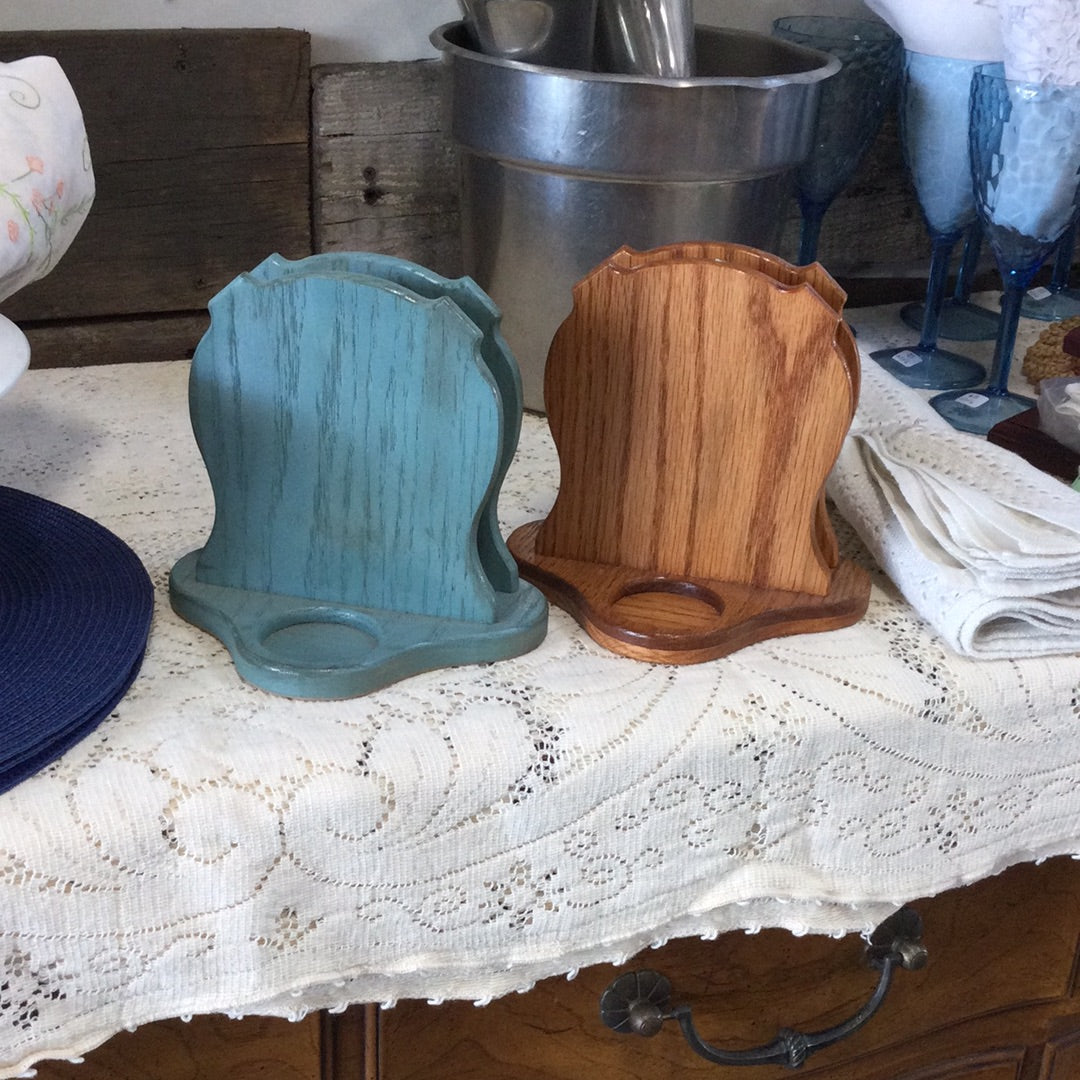 Handmade Oak Napkin Caddy