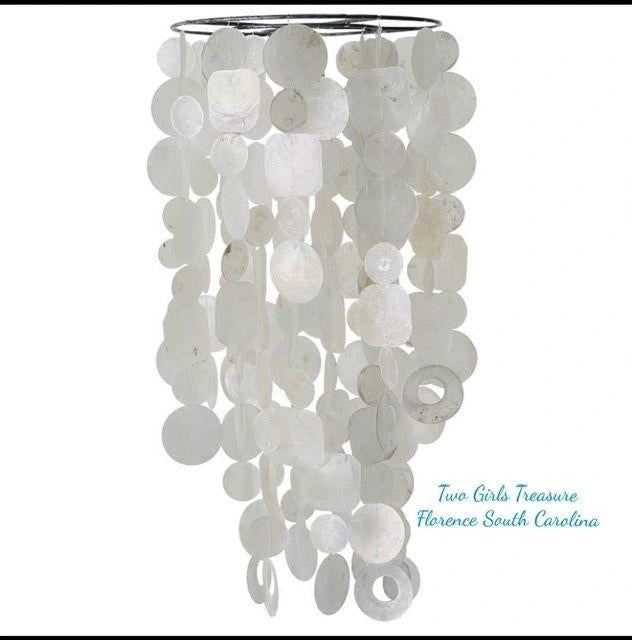 Capiz Shell Chandelier Wind Chimes