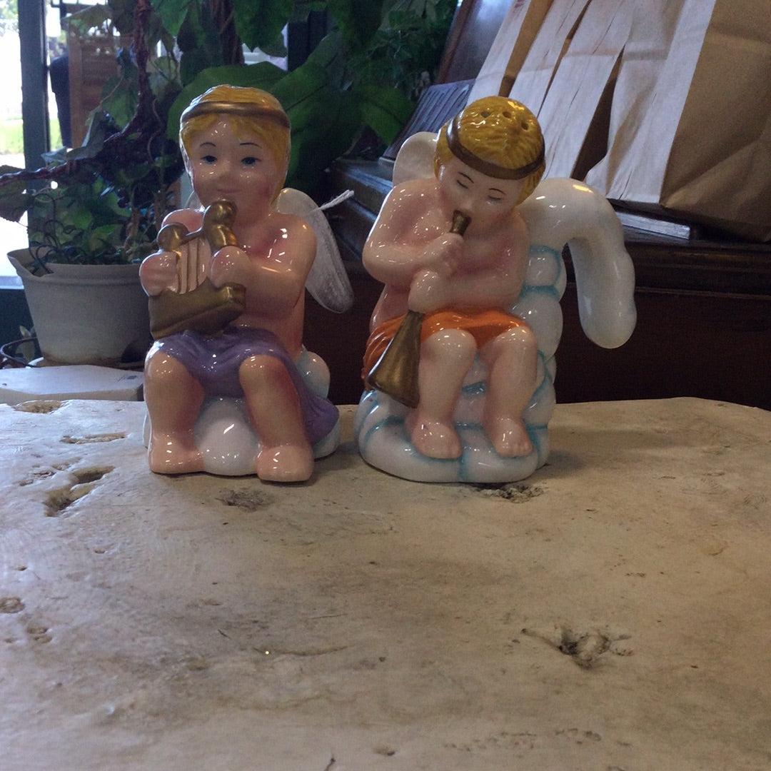 Cherub Salt and Pepper Set