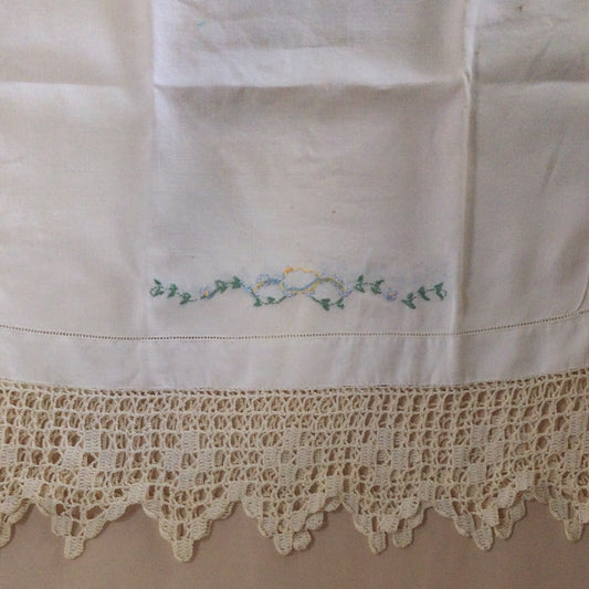 Hand Embroidered Linen Table Runner