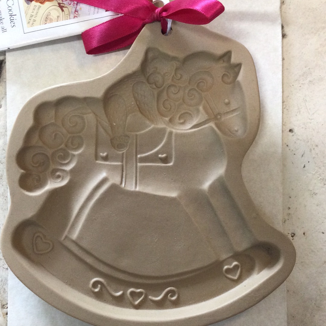 Brown Bag Cookie Art Rocking Horse