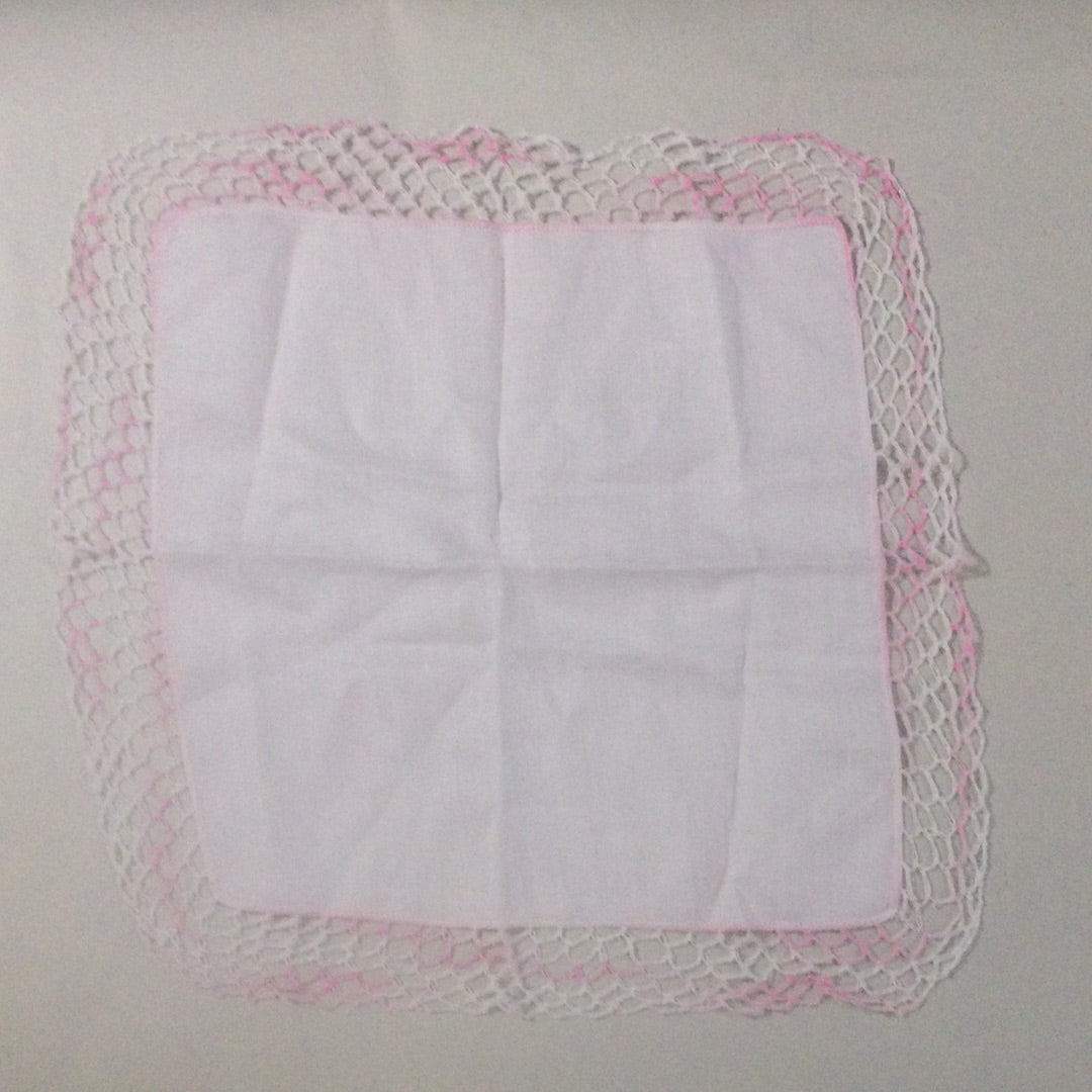 Doily-Light Pink Linen and Crochet