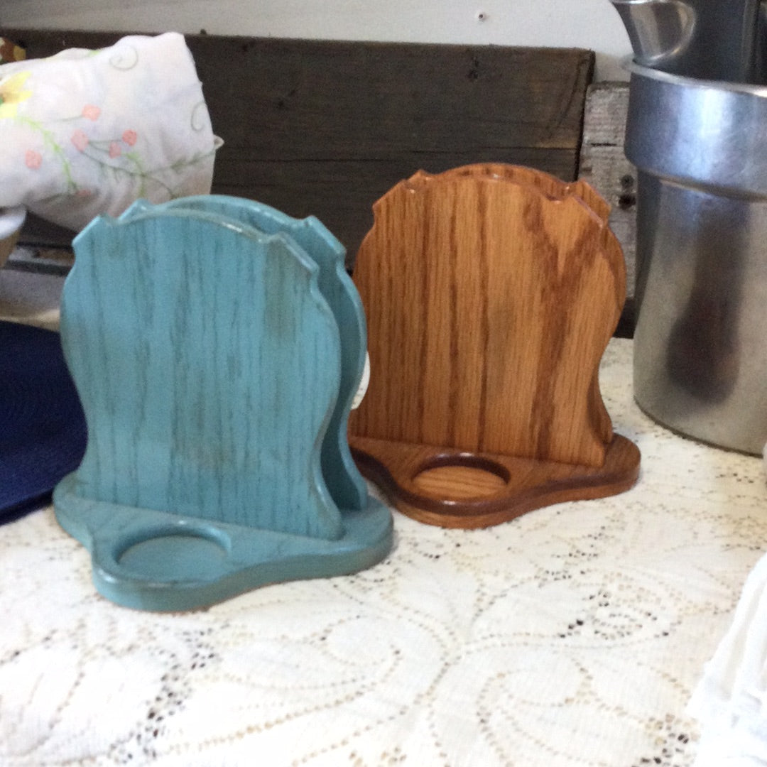 Handmade Oak Napkin Caddy