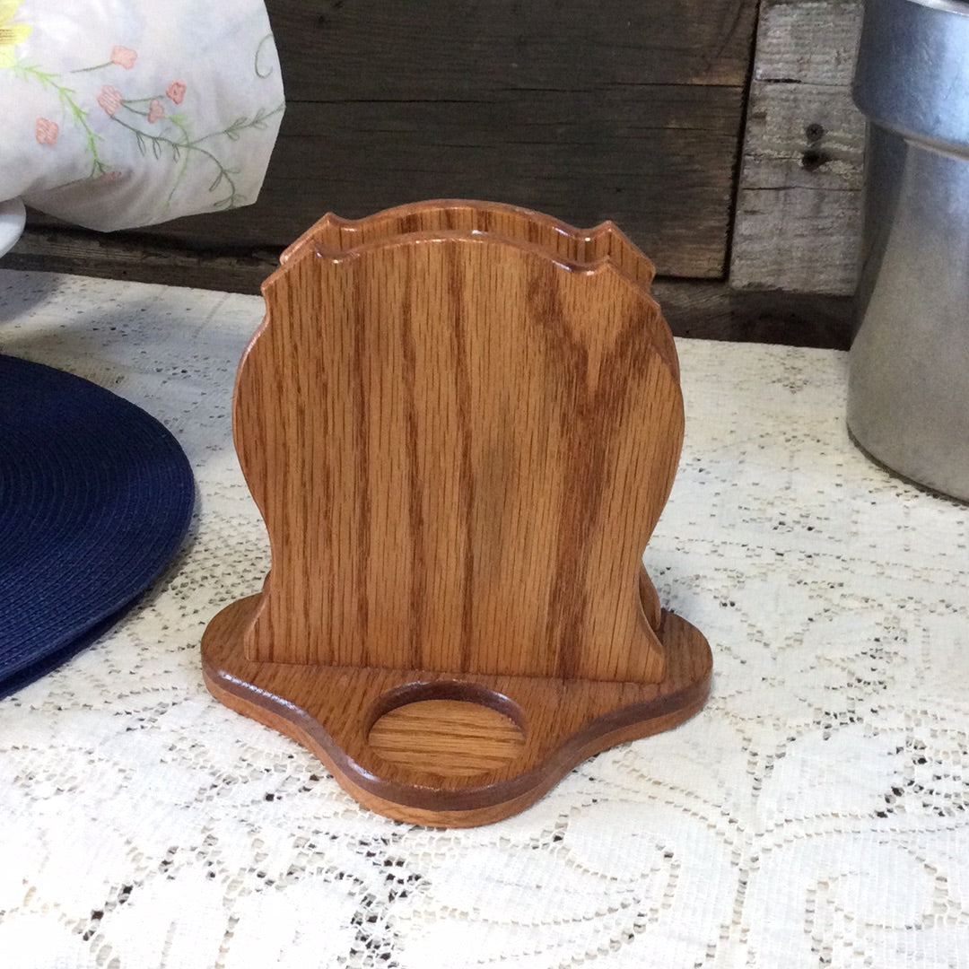 Handmade Oak Napkin Caddy