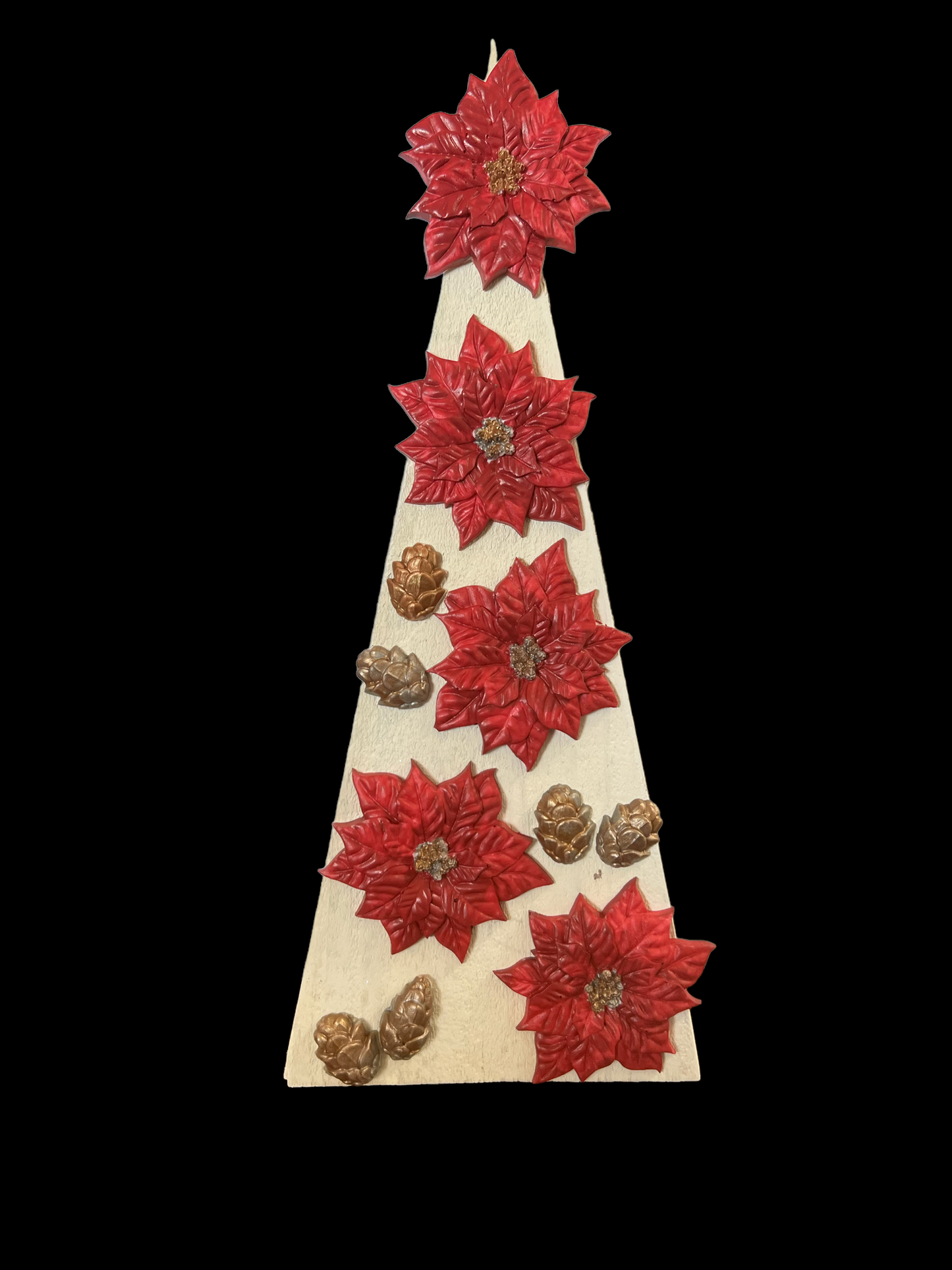 Raw Wood Christmas Tree Wooden Crafter's Cutout