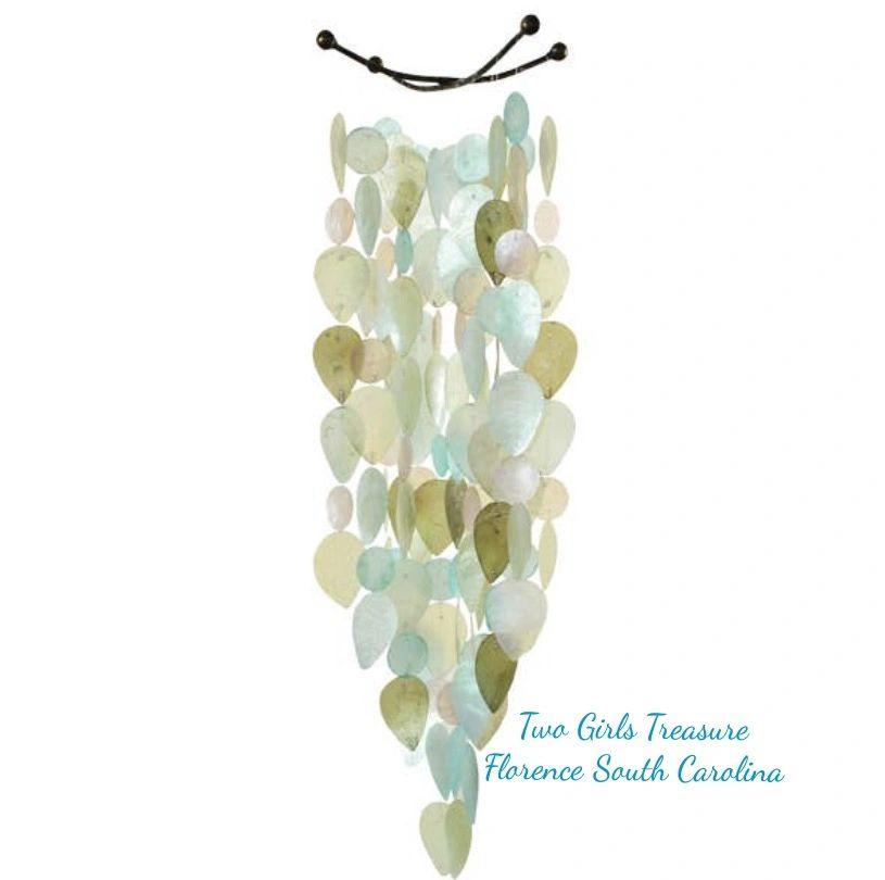 Leaf Capiz Shell Wind Chimes