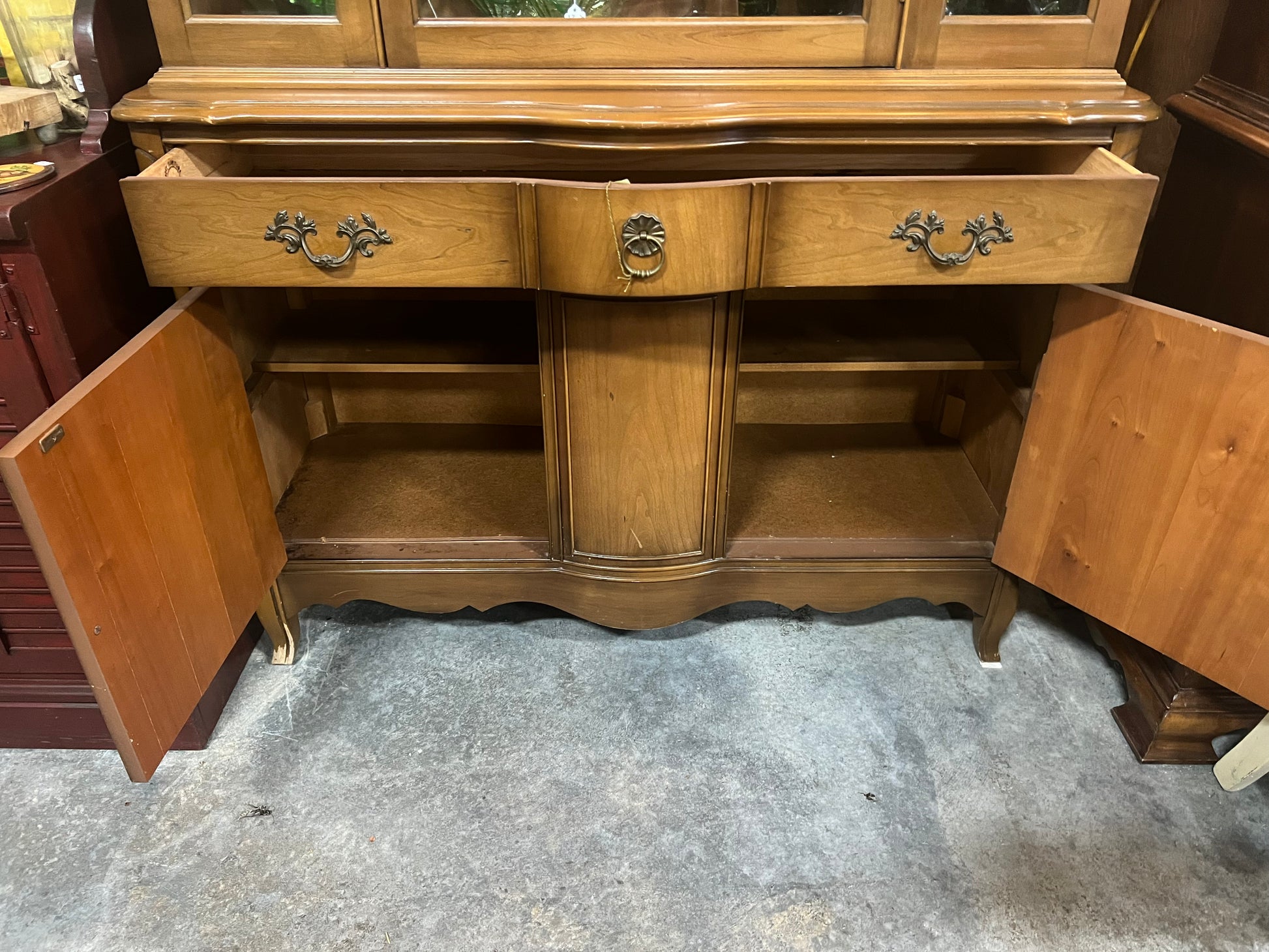 Vintage bassett armoire deals