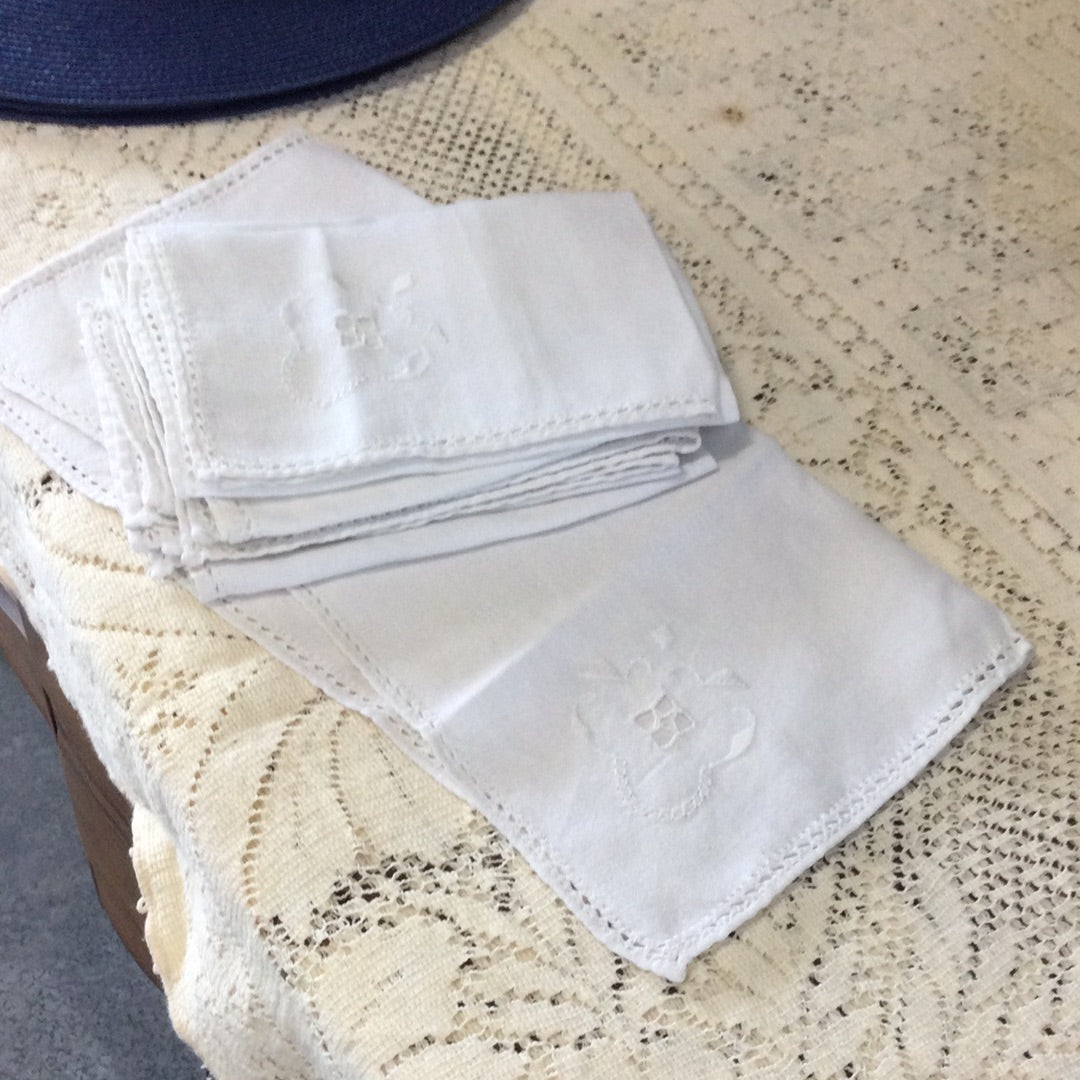 Set of 7 Linen Napkins