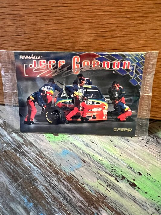 Jeff Gordon Pinnacle Pepsi Promo Premium Trading Card 1997 Nasca