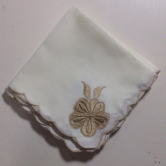 Set of 8 Cream Luncheon Napkins