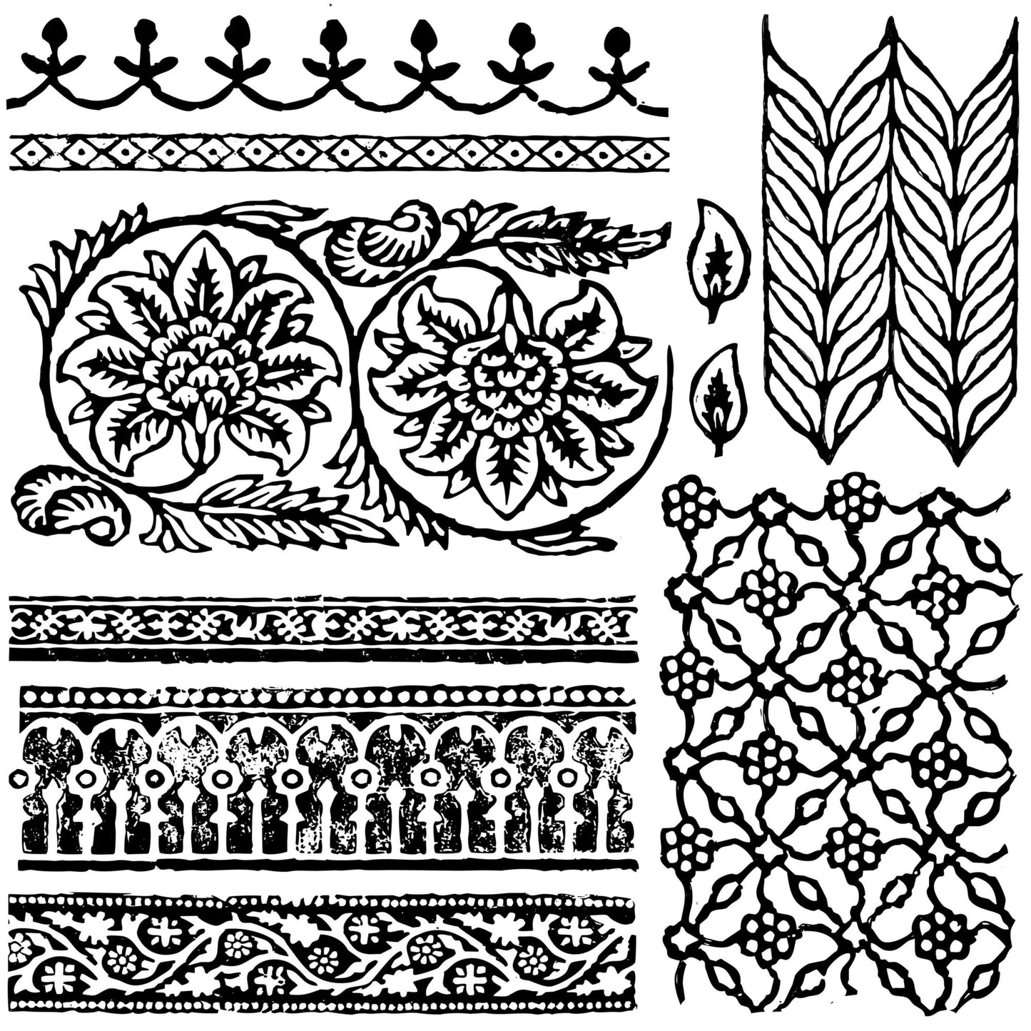 Bohemia Iron Orchid Designs Stamp set